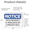 Signmission This Property Is Irrigated By Private Well, 14 in W x Rectangle, Vinyl Decal OS-2PACK-NS-D-1014-L-18647 - alternate 4